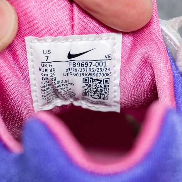 Nike Air Huarache Run PRM Playful Pink Blue Joy Sail FB9697-001 Men 7 Wmns 8.5 - Picture 5 of 11